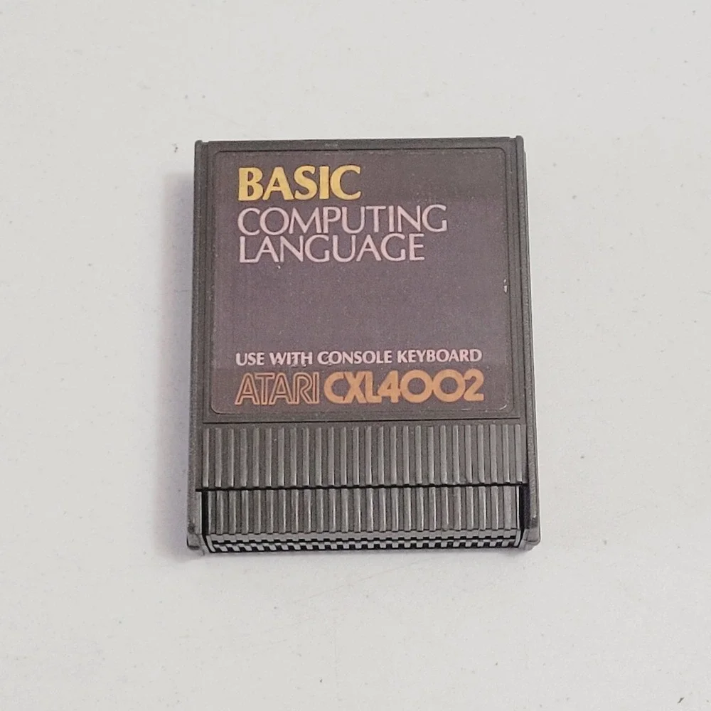 Atari CXL4002 BASIC Computing Language Cartridge Vintage